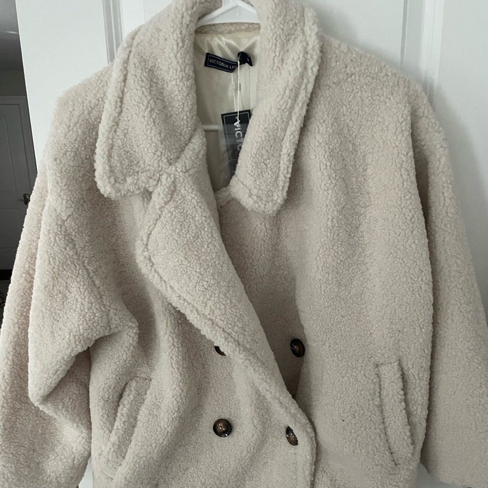 White Pea Coat- NWT